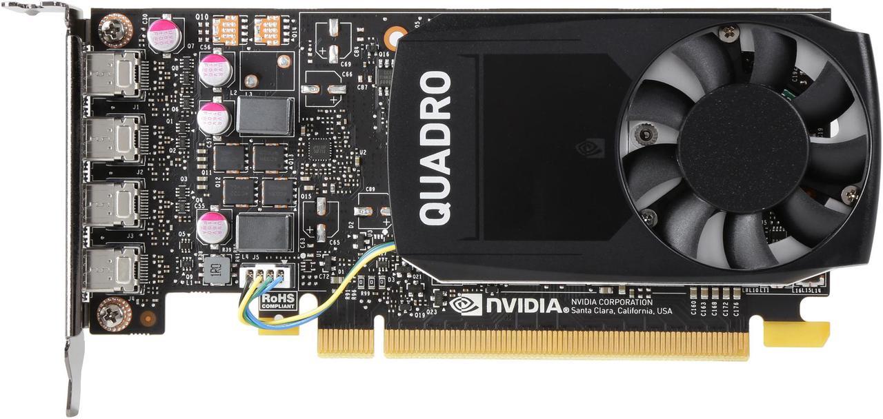 PNY Quadro P1000 4GB 128-bits GDDR5 PCI Express 3.0 x16 Workstation PC Video Graphics Card - mbatraders (1)