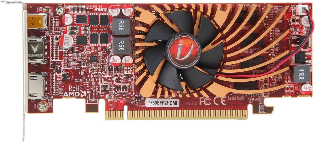 VisionTek Radeon 7750 SFF 1GB DDR3 128Bit Graphics Card - mbatraders (2)