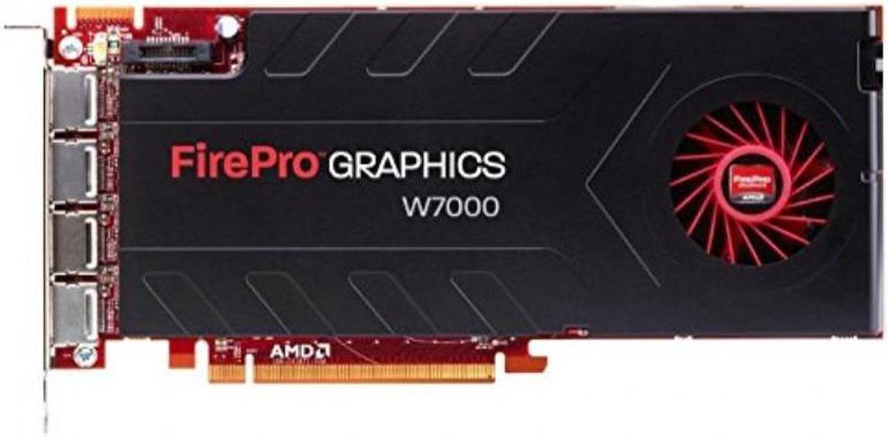 AMD FirePro W7000 4GB GDDR5 256-Bit 4 DisplayPort PCI-Express Workstation Video Graphics Card - mbatraders (1)