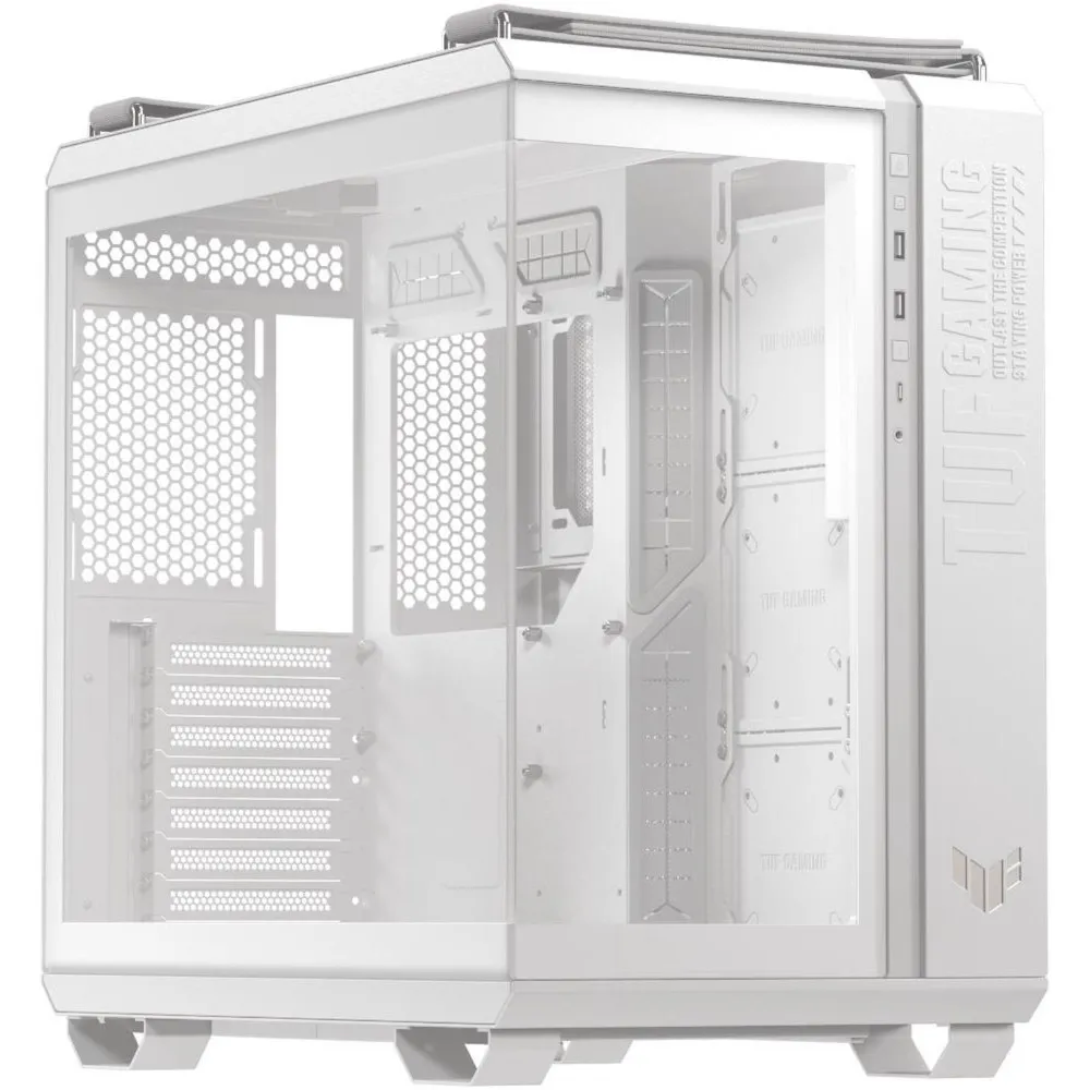 Best Price ASUS TUF GT502 Horizon ATX Mid-Tower Gaming PC Case White In Pakistan - mbatraders (1)