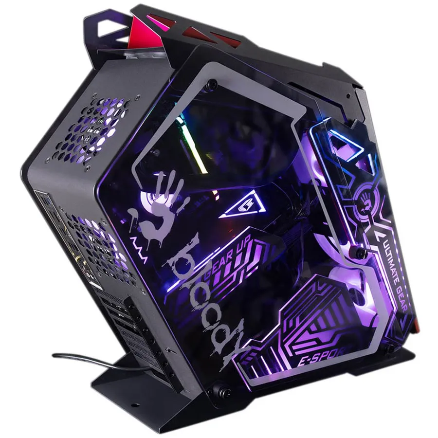 Best Price Bloody GH-30 ROGUE Mid Tower Gaming Tempered Glass PC Case In Pakistan - mbatraders (1)