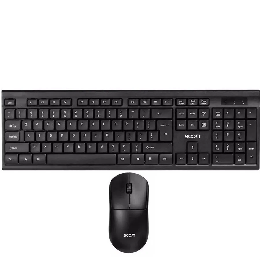 Best Price Boost Work Buddy Wireless Office Keyboard & Mouse Combo In Pakistan - mbatraders (1)