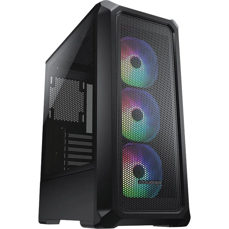 Best Price Cougar Archon 2 Mesh RGB Mid-Tower Gaming PC Case (Black) In Pakistan - mbatraders (1)