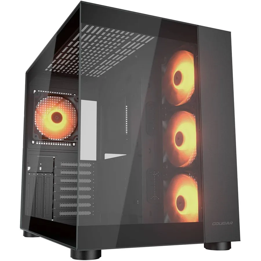 Best Price Cougar FV150 RGB Mid Tower Gaming PC Case In Pakistan - mbatraders (1)