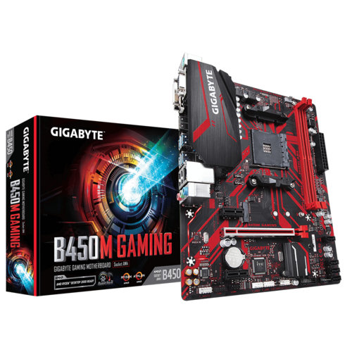 Best Price Gigabyte B450M Gaming AMD AM4 micro ATX Motherboard In Pakistan - mbatraders (1)