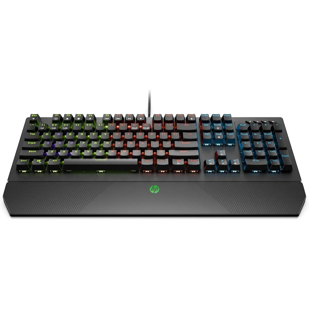 Best Price HP Pavilion 800 Red Switch With Handrest Gaming Mechanical Keyboard In Pakistan - mbatraders (1)
