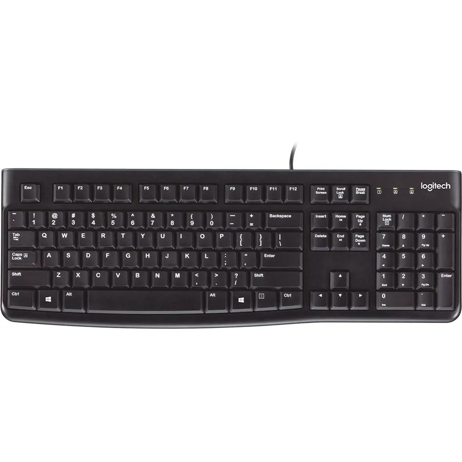 Best Price Logitech K120 Ergonomic Desktop USB Wired Keyboard In Pakistan - mbatraders (1)