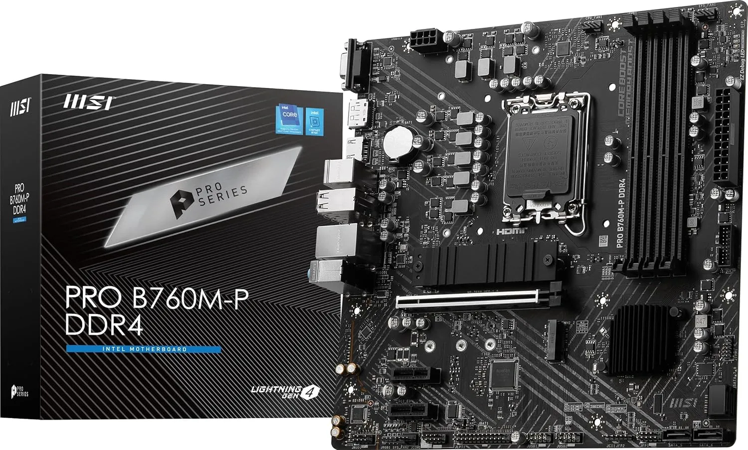Best Price MSI PRO B760M-P DDR4 Pro Series 14th Gen Gaming Motherboard In Pakistan - mbatraders (1)