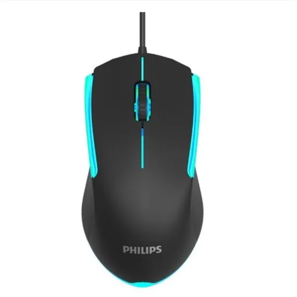 Best Price Philips G314 USB LED Light Wired Gaming Mouse In Pakistan - mbatraders (1)