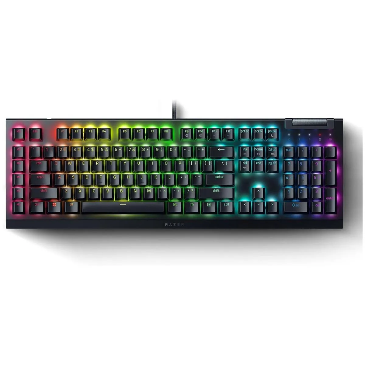 Best Price Razer BlackWidow V4 X RGB Mechanical Gaming Keyboard Green Switches In Pakistan - mbatraders (1)