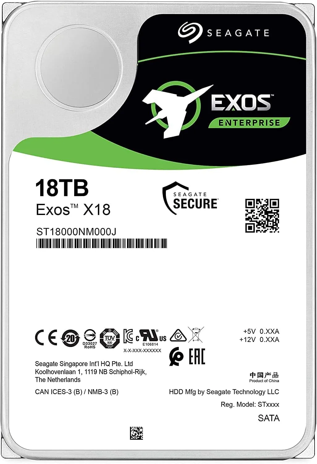 Best Price Seagate Exos X18 18TB CMR 3.5 Inch Hyperscale SATA 6Gbs 7200 RPM 512e and 4Kn Enterprise Hard Drive In Pakistan - mbatraders (1)