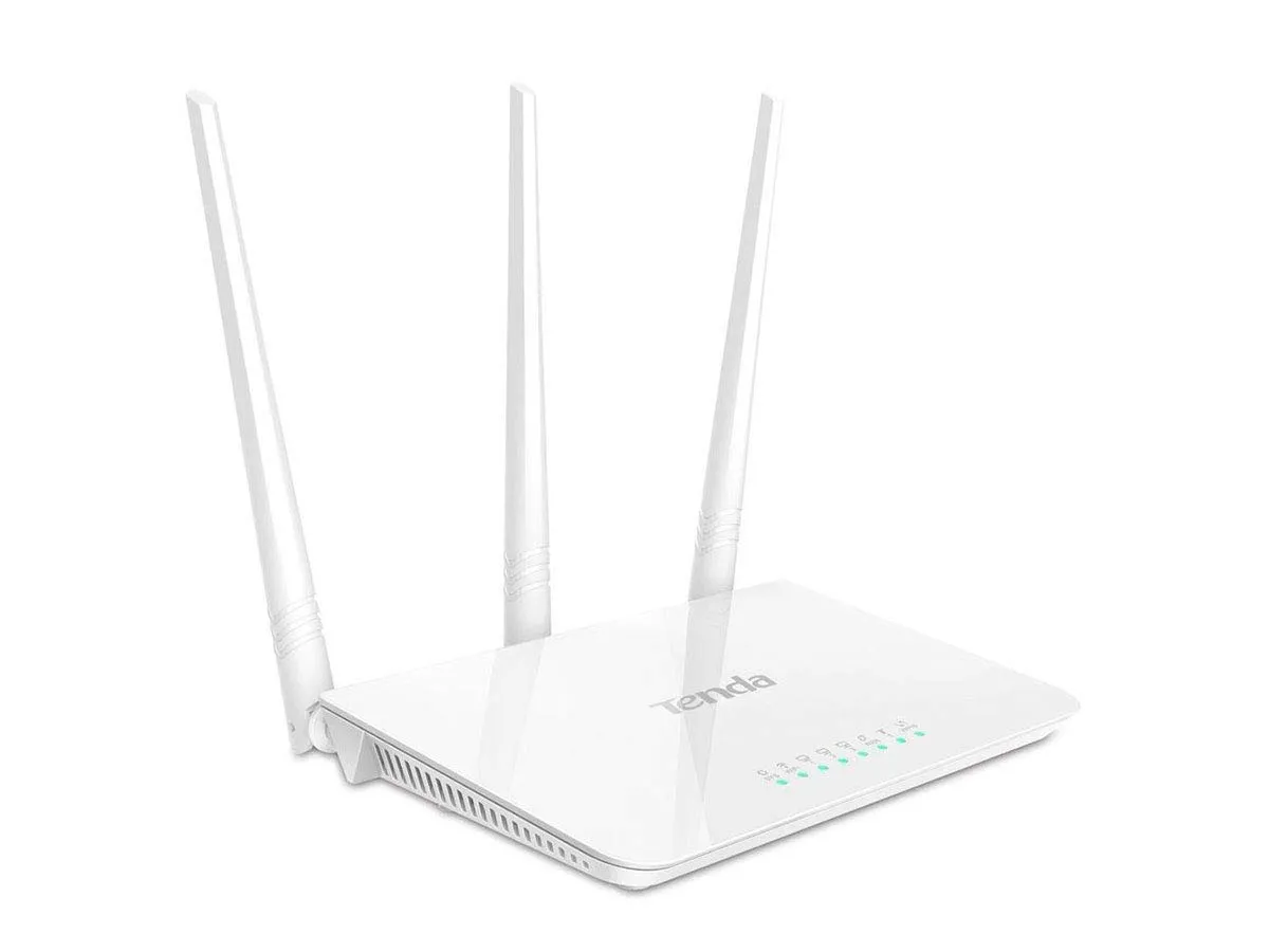Best Price Tenda F3 300Mbps With 3 x 5dBi High Power External Antennas Wi-Fi Router In Pakistan - mbatraders (1)