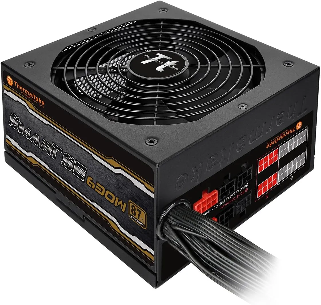 Best Price ThermalTake Smart SE 630W 87+ PSU Modular Cable Management Power Supply In Pakistan - MBATRADERS (1)