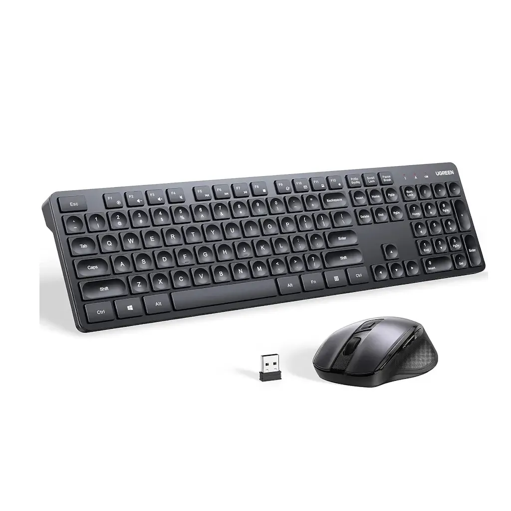 Best Price UGREEN 15659 Wireless Keyboard and Mouse Combo Set In Pakistan - mbatraders (1)