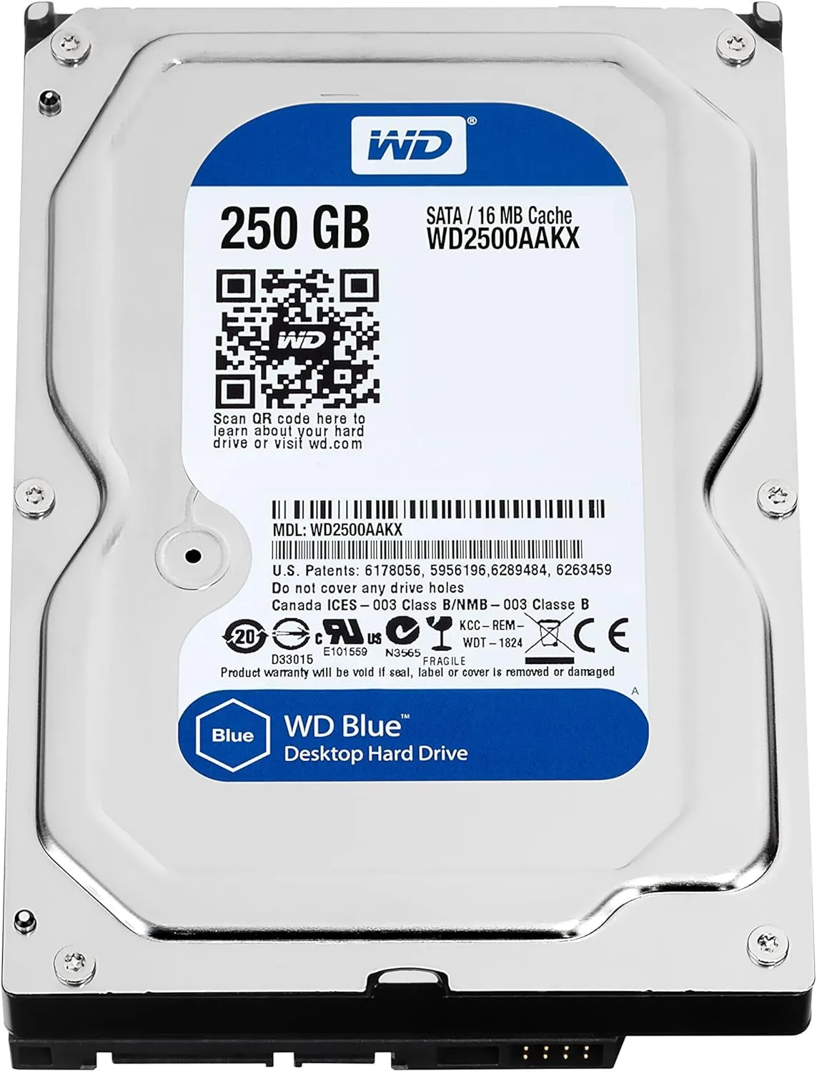 Best Price WD Blue 250GB 3.5 Inch SATA 6 Gbs 7200 RPM 16MB Cache PC Desktop Hard Drive In Pakistan - mbatraders (1)