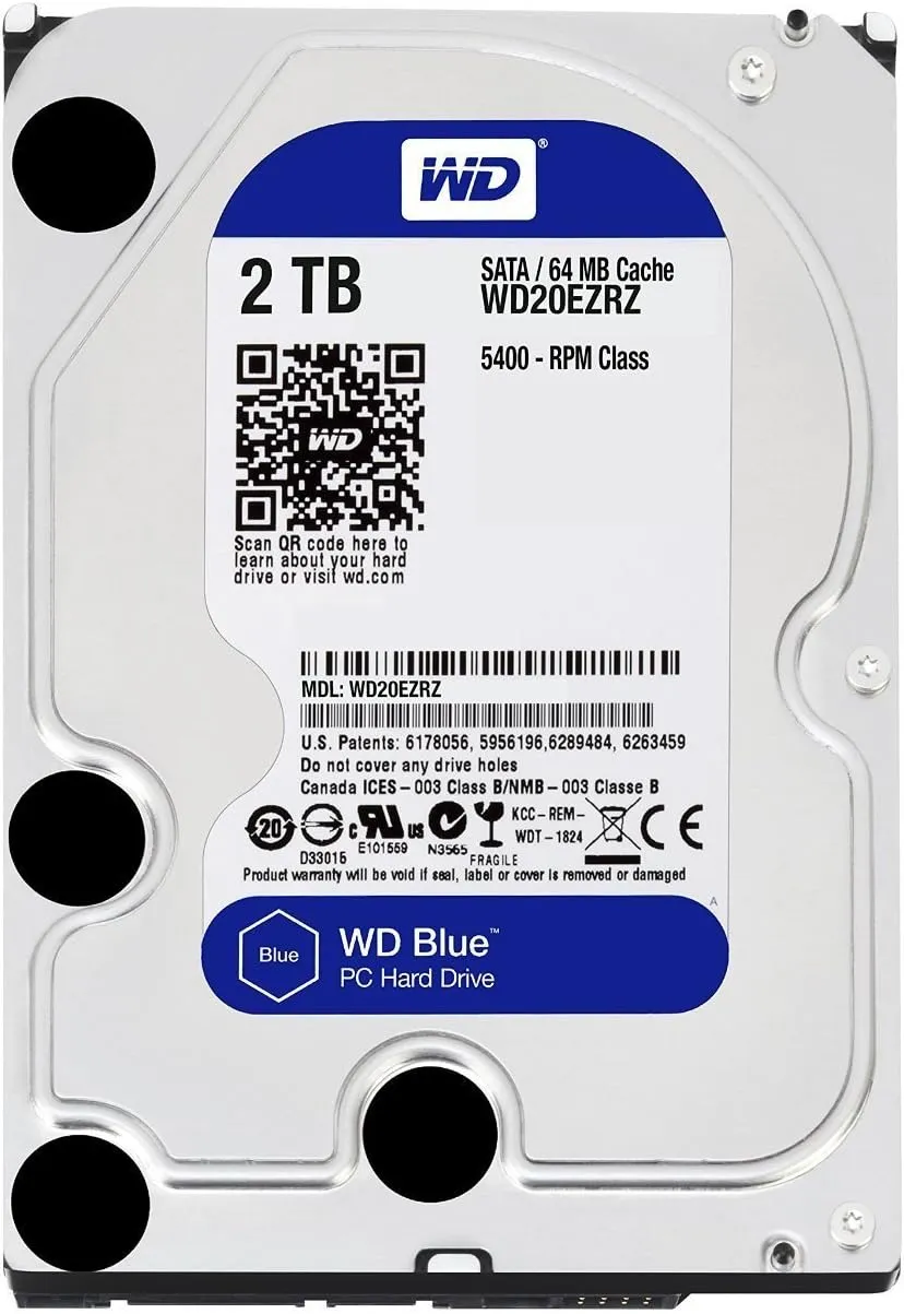 Best Price Western Digital 2TB WD Blue 5400 RPM Class SATA 6 Gbs 64MB Cache 3.5 PC Internal Hard Drive In Pakistan - mbatraders (1)