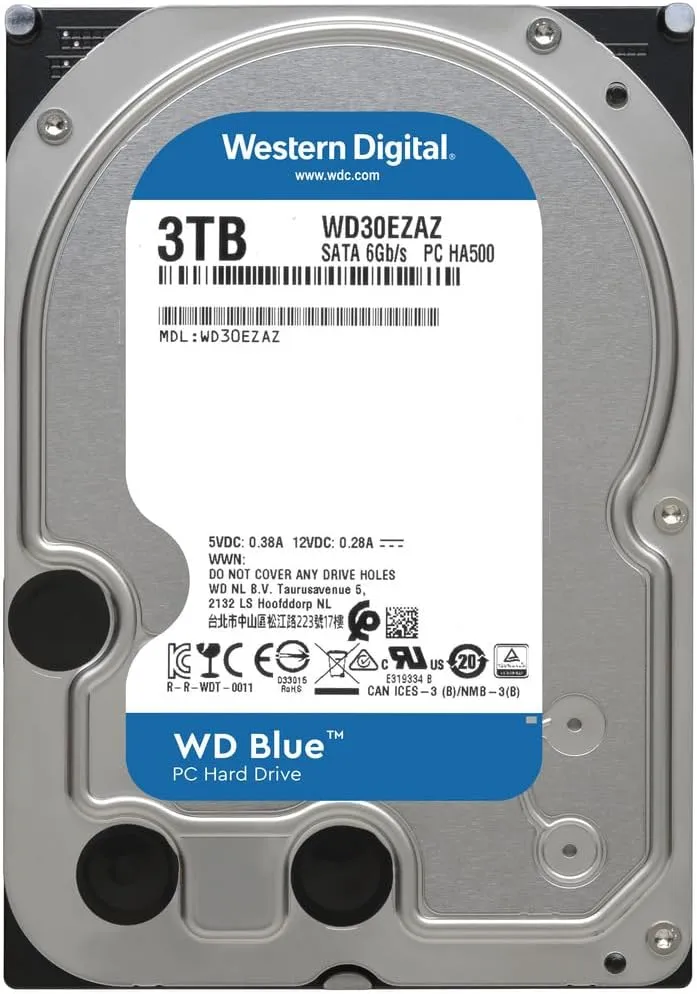 Best Price Western Digital 3TB WD Blue 5400 RPM Class SATA 6 Gbs 256 MB Cache 3.5 PC Internal Hard Drive HDD In Pakistan - mbatraders (1)