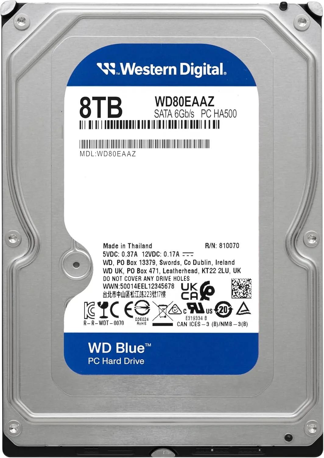 Best Price Western Digital Seagate 8TB 5640 RPM SATA 6 Gbs 256 MB Cache 3.5 PC Internal Hard Drive HDD In Pakistan - mbatraders (1)