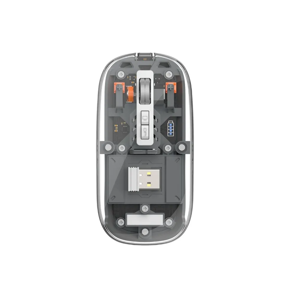 Best Price WiWU WM105 Crystal Magnetic Wireless Gaming Mouse In Pakistan - mbatraders (1)