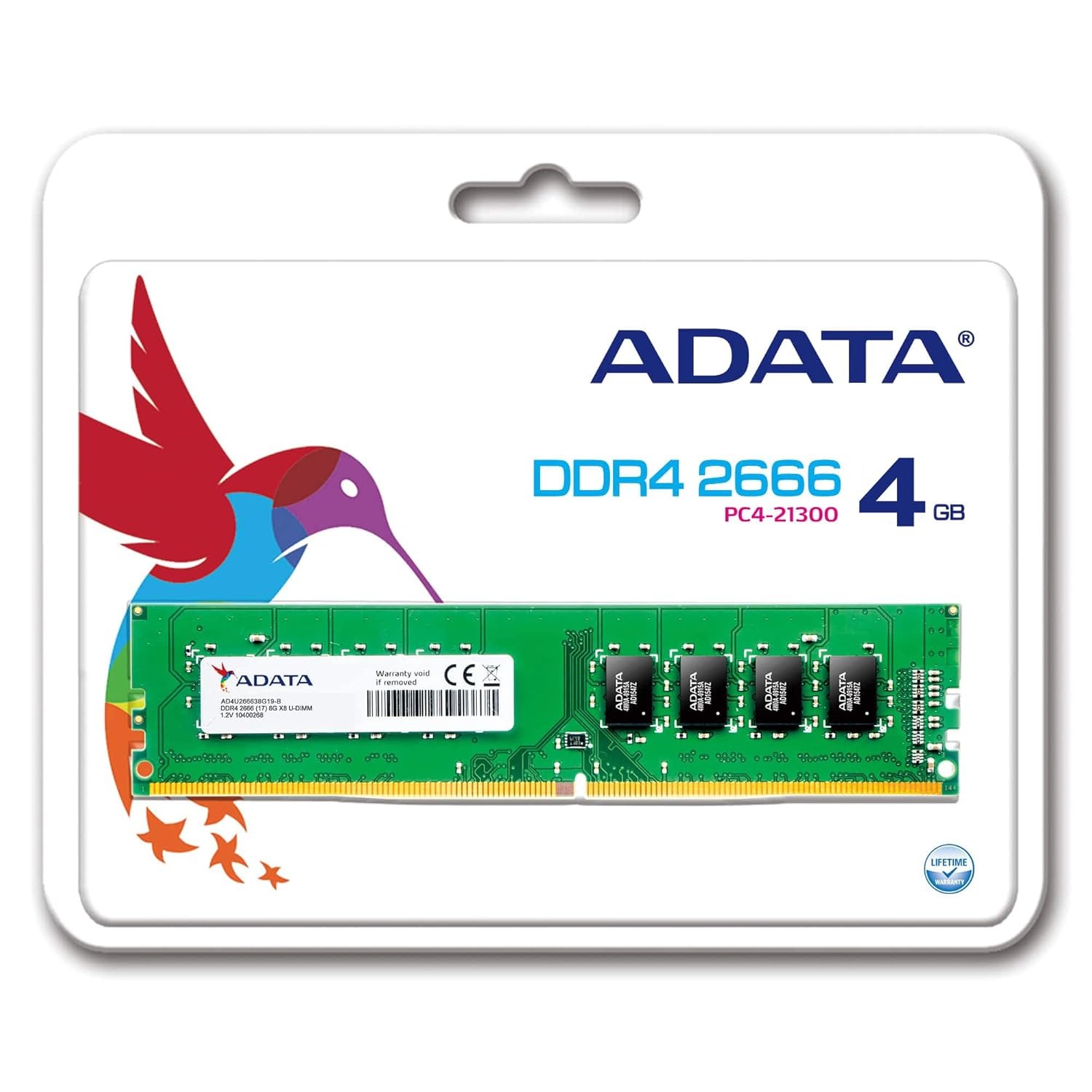 Buy at The Best Price ADATA 4GB DDR4 2666 Desktop PC Memory RAM In Pakistan - mbatraders (1)
