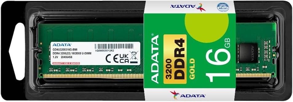 Buy at The Best Price ADATA Premier DDR4 3200MHz 16GB UDIMM 288Pins Desktop PC Memory RAM In Pakistan - mbatraders (1)