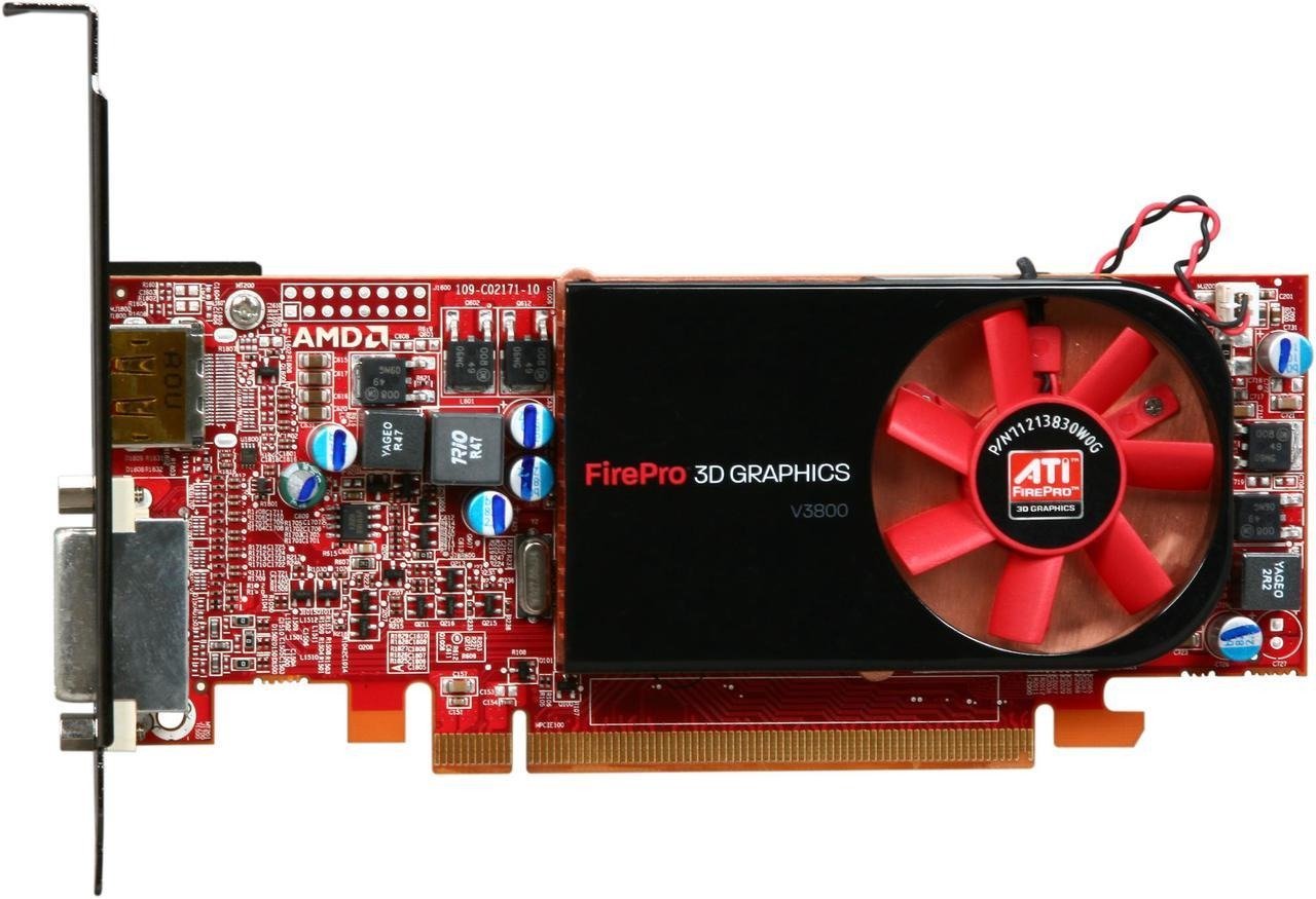 Buy at The Best Price AMD FirePro V3800 512MB 64-bit DDR3 PCI Express 2.0 x16 Workstation Video Graphics Card In Pakistan - mbatraders (1)