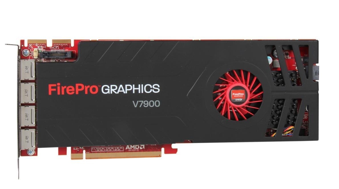 Buy at The Best Price AMD FirePro V7900 2GB GDDR5 256-Bit Quad DP PCI-Express Workstation Video Graphics Card In Pakistan - mbatraders (1)