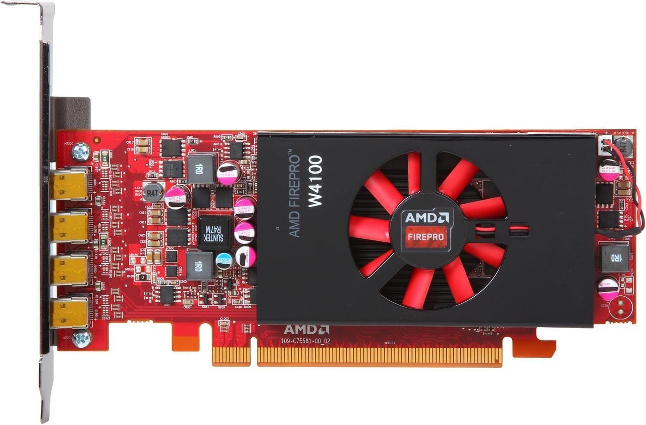 Buy at The Best Price AMD FirePro W4100 2GB GDDR5 128-Bit PCI Express 3.0 x16 Workstation Video Graphics Card In Pakistan - mbatraders (1)