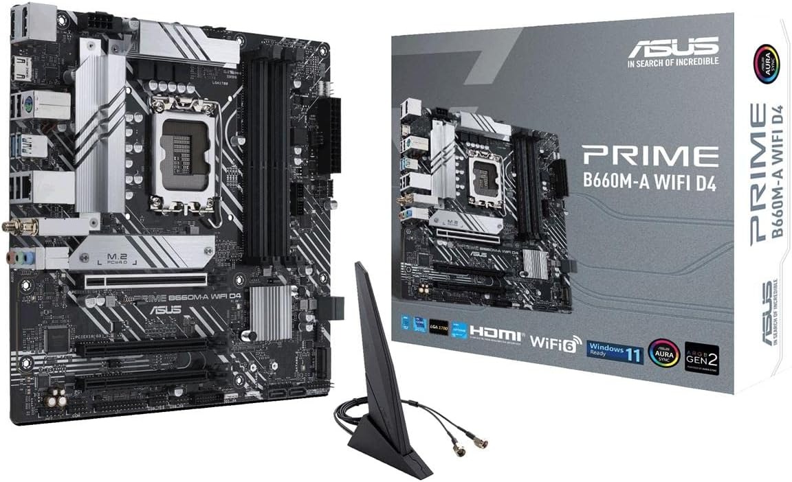 Buy at The Best Price ASUS Prime B660M-A WiFi D4 LGA 1700 (Intel 12th Gen) Motherboard In Pakistan - mbatraders (1)