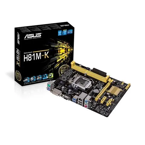 Buy at The Best Price Asus Micro ATX DDR3 1066 LGA 1150 H81M-K 4Th Gen Motherboard In Pakistan - mbatraders.pk 1