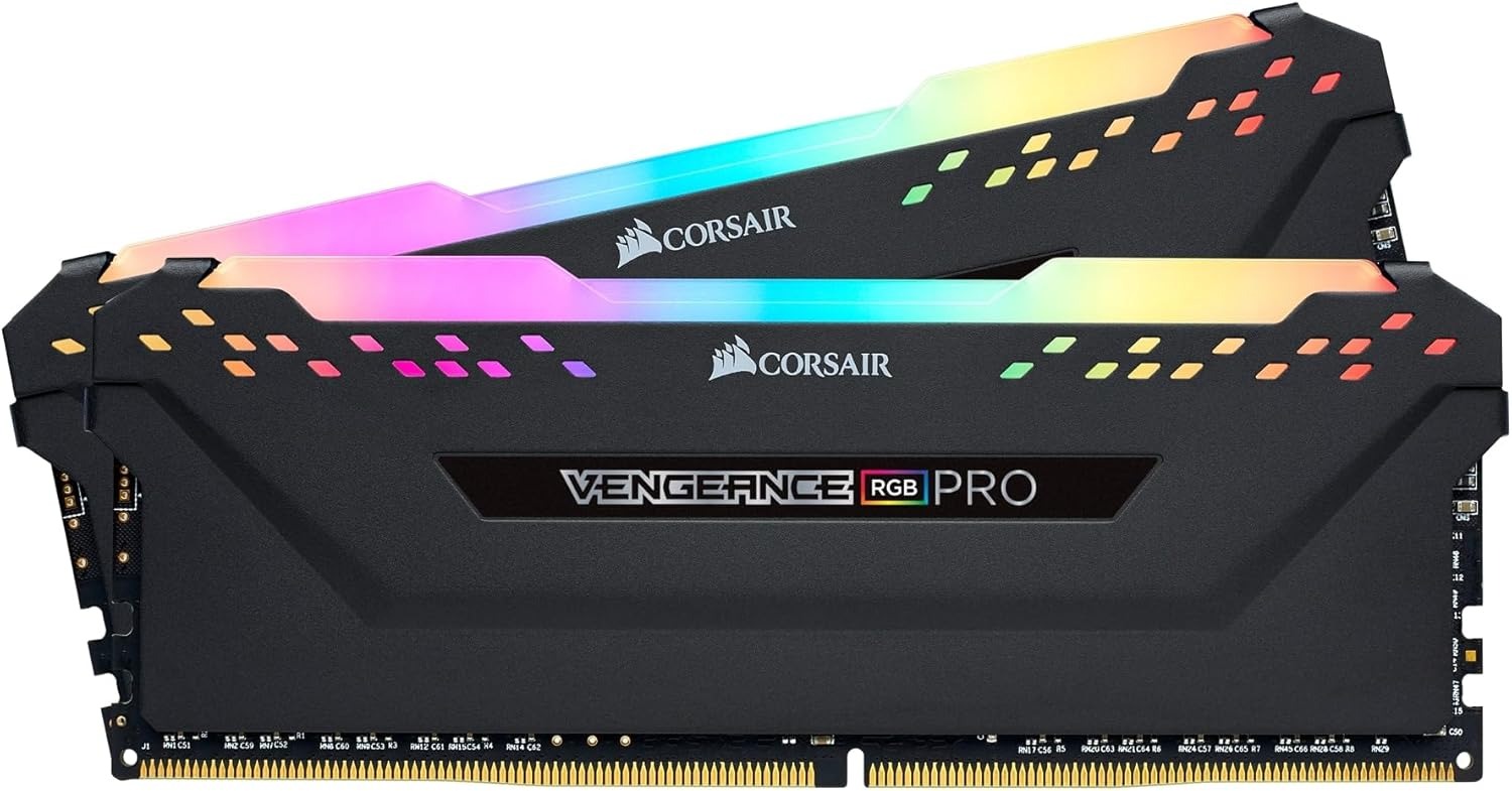 Buy at The Best Price CORSAIR VENGEANCE RGB PRO DDR4 RAM 16GB (2x8GB) 3200MHz 1.35V Desktop Computer Memory RAM In Pakistan - mbatraders (1)