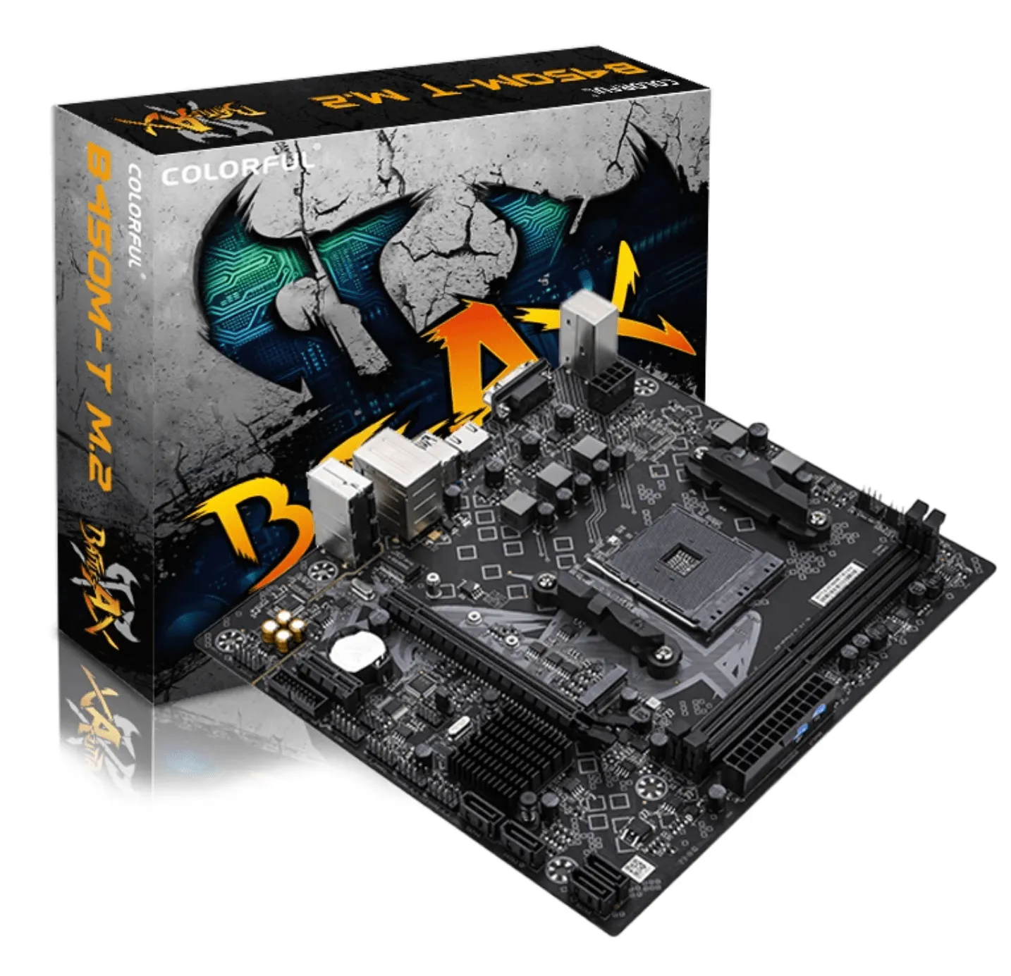 Buy at The Best Price Colorful BATTLE-AX B450M-K M.2 V14 M-ATX AM4 Gaming Motherboard In Pakistan - mbatraders (1