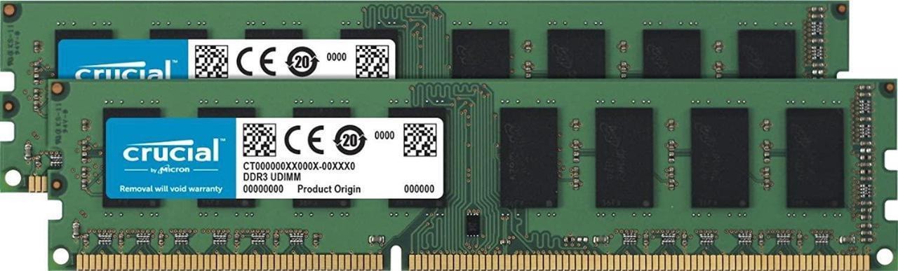 Buy at The Best Price Crucial 32GB (2 x 16GB) 240-Pin DDR3 1600 (PC3L 12800) Desktop Memory RAM In Pakistan - mbatraders (1)