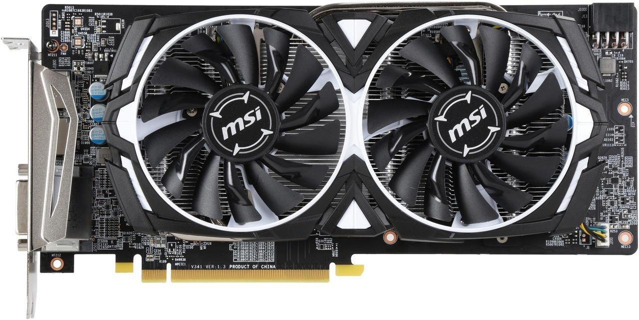 Buy at The Best Price MSI Radeon RX 580 8GB GDDR5 256-Bit ARMOR OC PCI Express x16 CrossFireX Support Video Graphics Card In Pakistan - mbatraders (1)