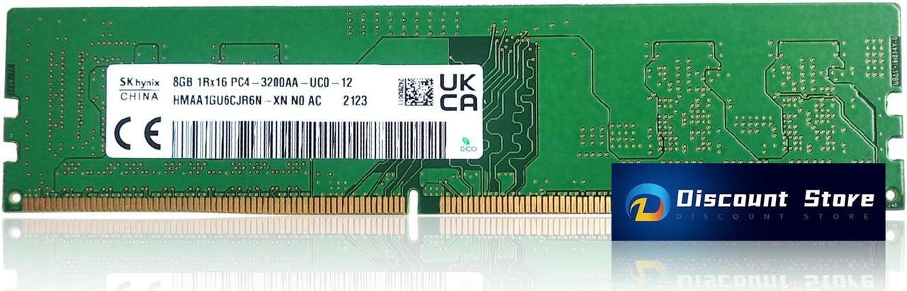 Buy at The Best Price SK Hynix 8GB DDR4 1RX8 PC4-25600 UIMM 3200mhz PIN-288 1.2V Desktop PC RAM In Pakistan - mbatraders (1)