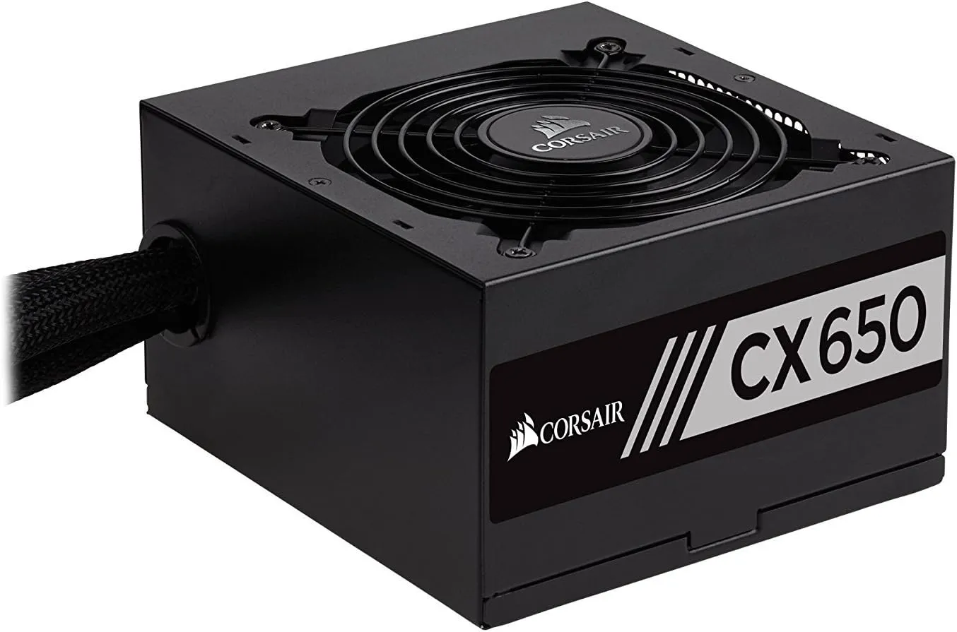 CORSAIR CX Series CX600 600 Watt 80+ Bronze Certified Non-Modular Power Supply - mbatraders (1)