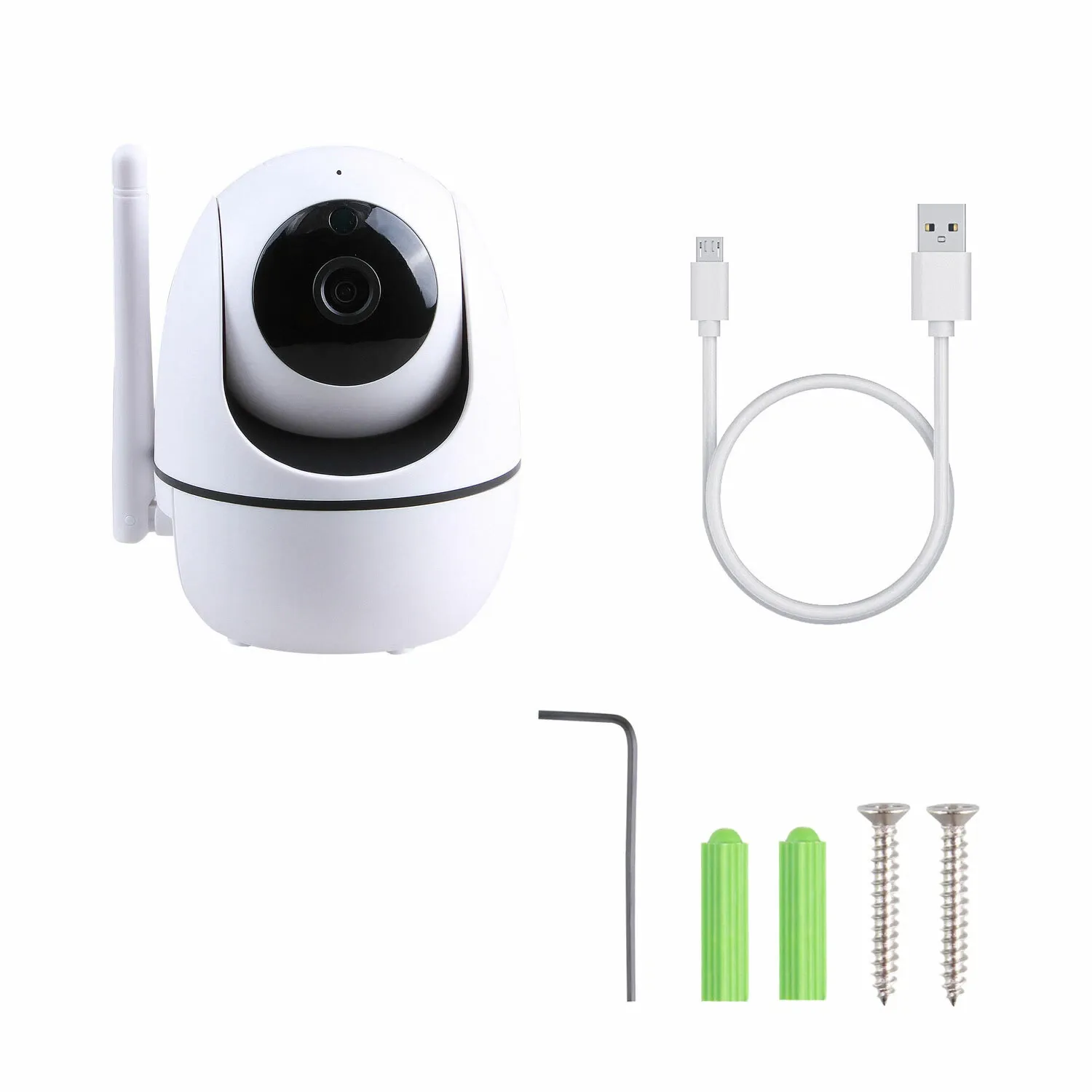 Rotational Ip Camera 360° Rotation Night Vision 1080P Wireless IP Security Wifi Camera