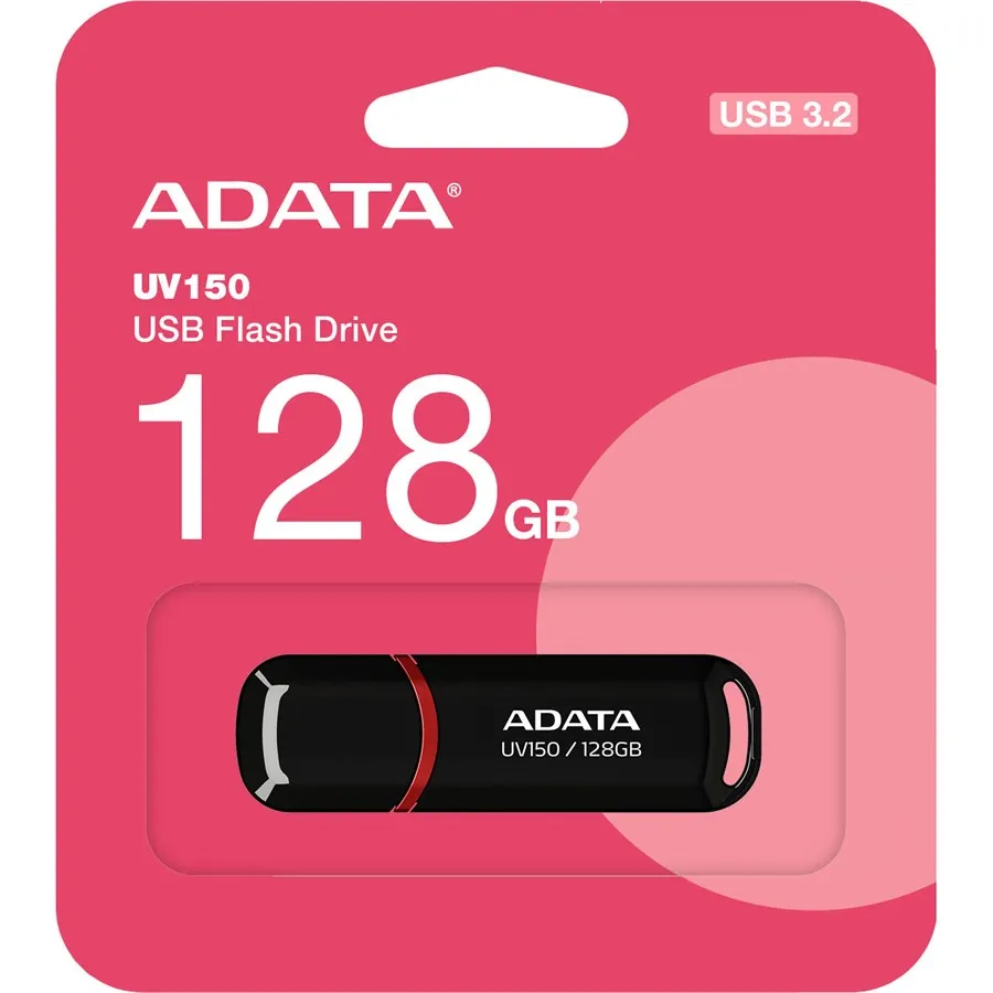 Best Price On ADATA UV150 128GB 3.2 Black Unidad USB Flash Drive In Pakistan - mbatraders (1)