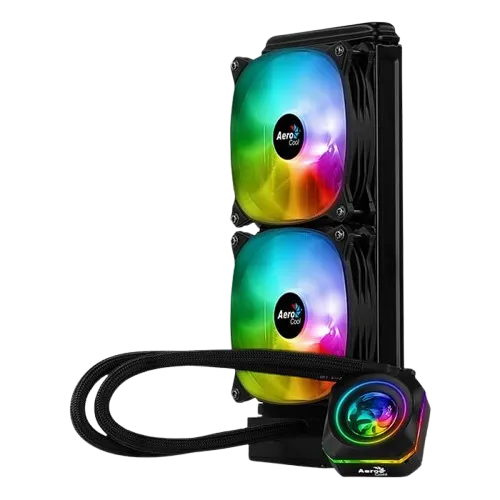 Best Price On AeroCool Pulse L240F ARGB AIO 240mm PC Liquid CPU Cooler In Pakistan - mbatraders (1)