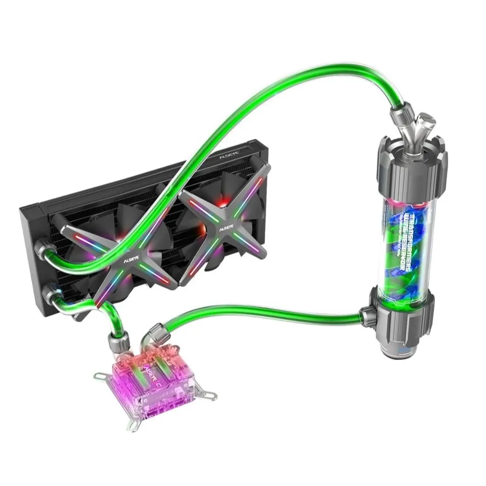 Best Price On Alseye Xtreme X240 DIY Soft Tube Gaming PC Water Cooling Kit In Pakistan - mbatraders (1)