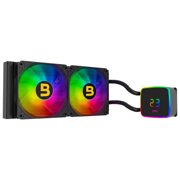 Best Price On Boost Hydra Pro 240mm ARGB AIO Gaming PC Liquid CPU Cooler In Pakistan - mbatraders (1)