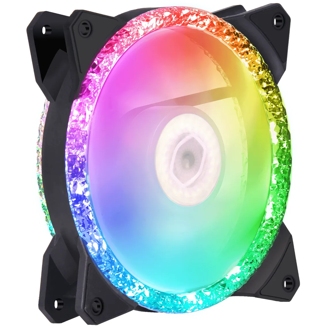 Best Price On Cooler Master MasterFan MF120 Prismatic ARGB 120mm PC Case Fan In Pakistan - mbatraders (1)