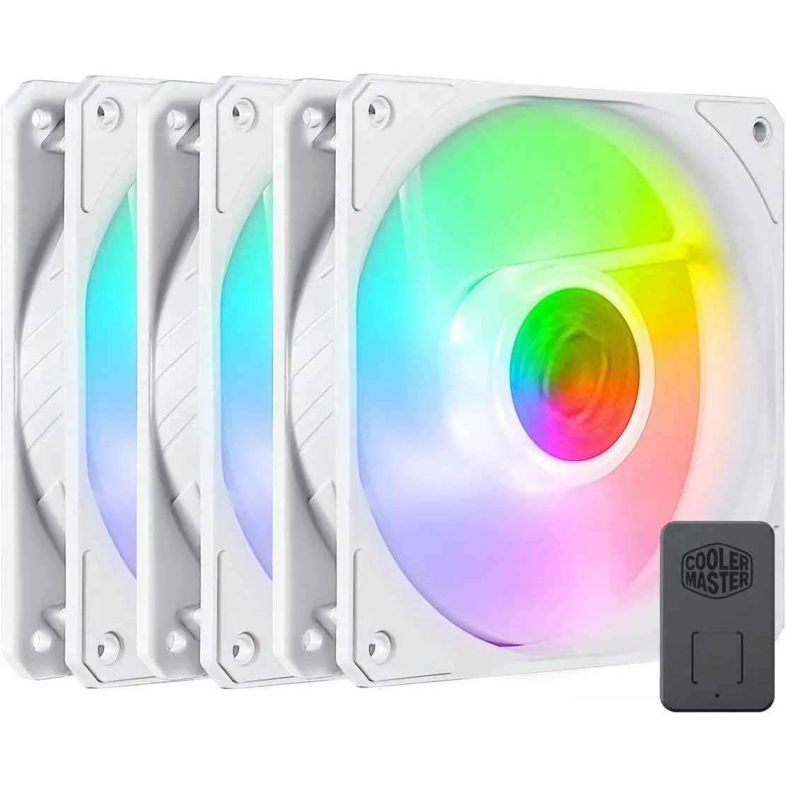 Best Price On Cooler Master SickleFlow 120 ARGB White 3Pcs Pc Case Cooling Fans In Pakistan - mbatraders (1)