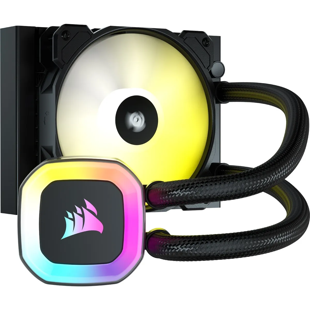 Best Price On Corsair H55 RGB 120mm Liquid Gaming PC CPU Cooler In Pakistan - mbatraders (1)