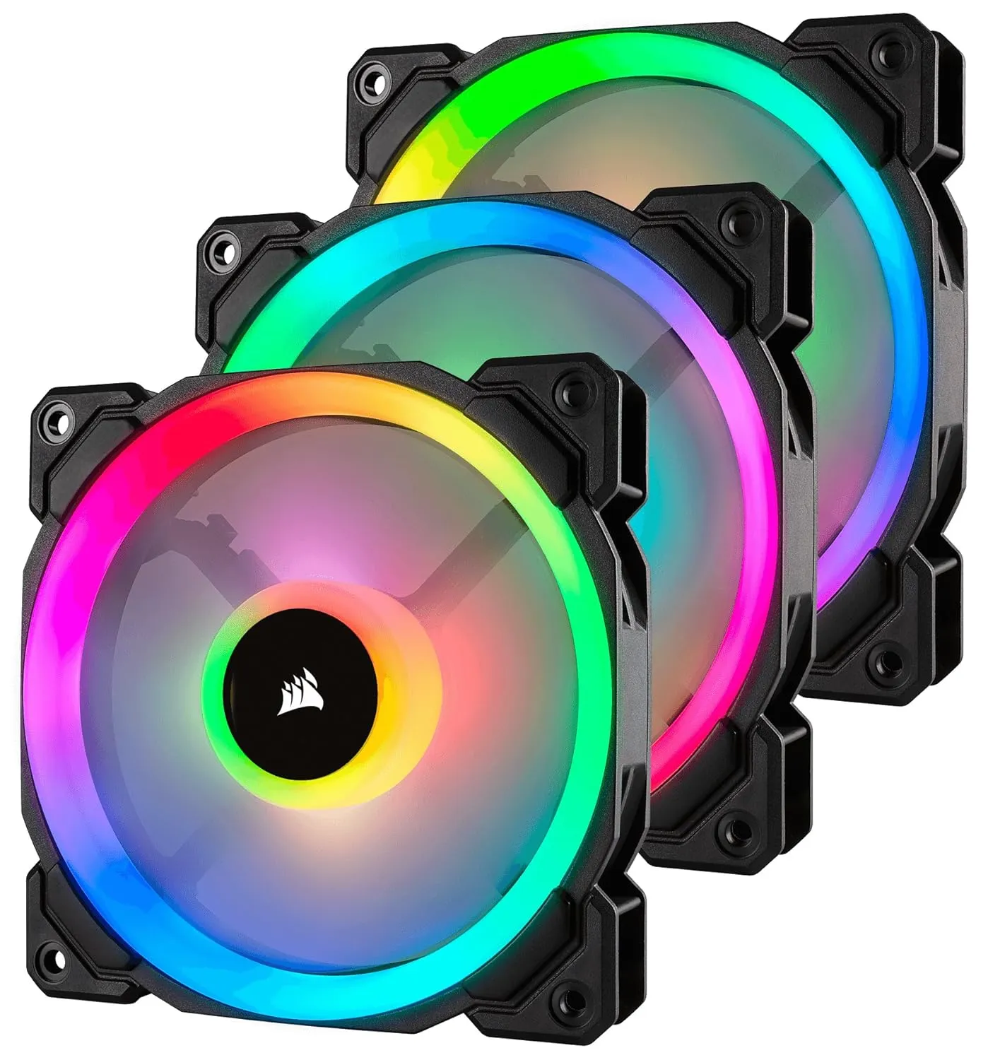 Best Price On Corsair LL120 RGB 120mm Dual Light Loop PWM Black RGB PC Case Fans In Pakistan - mbatraders (1)