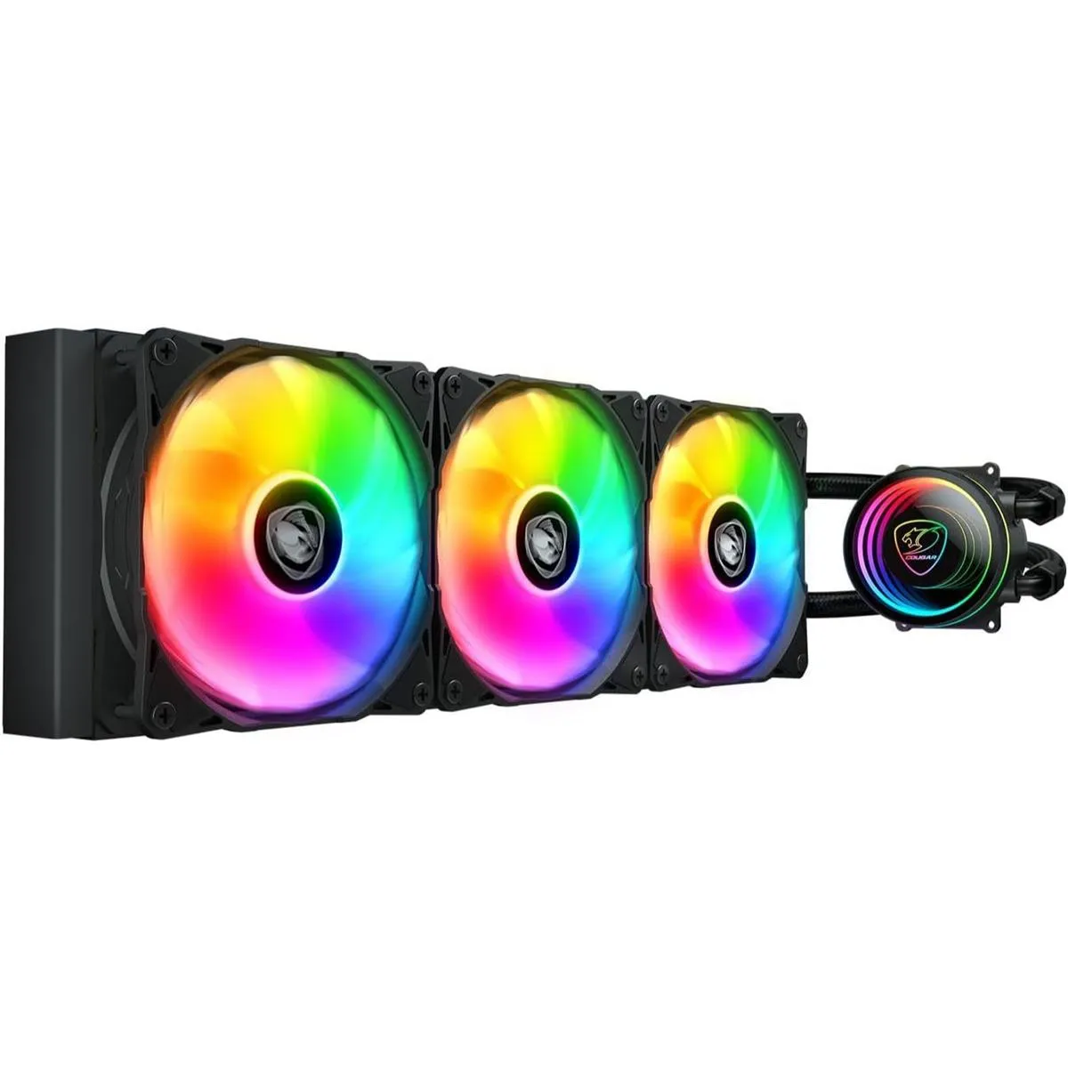 Best Price On Cougar Poseidon Elite ARGB 360 AIO Liquid PC CPU Cooler Black In Pakistan - mbatraders (1)