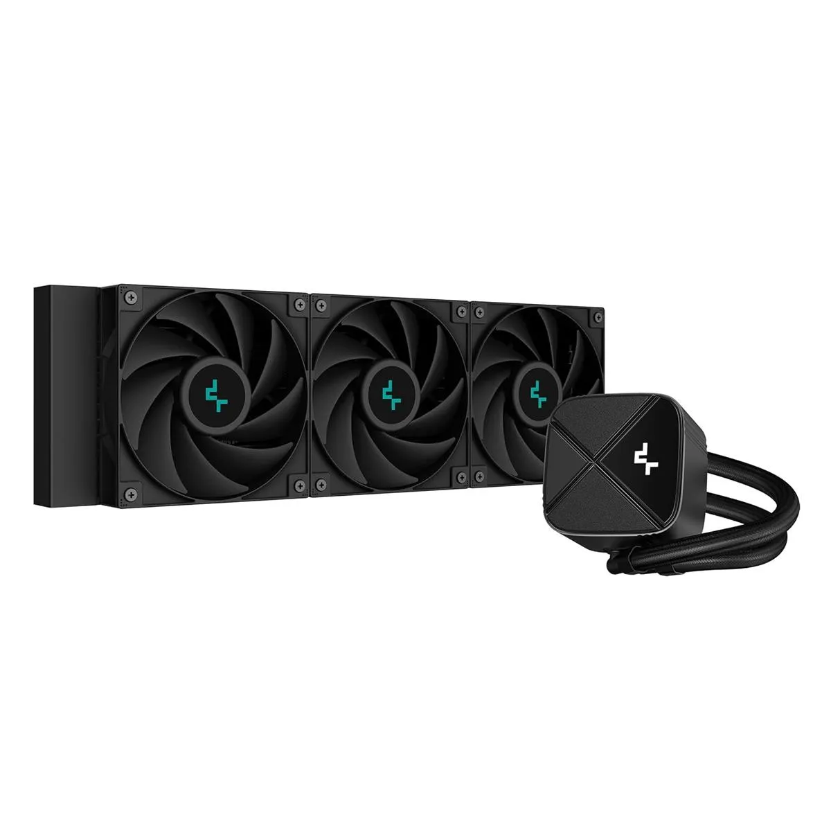 Best Price On DeepCool LS720S Zero Dark AIO 360mm PC Liquid CPU Cooler In Pakistan - mbatraders (1)