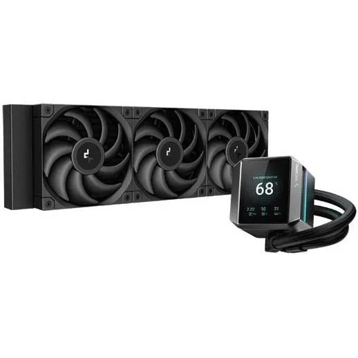 Best Price On DeepCool Mystique 360 LCD AIO 360mm Gaming PC Liquid CPU Cooler In Pakistan - mbatraders (1)