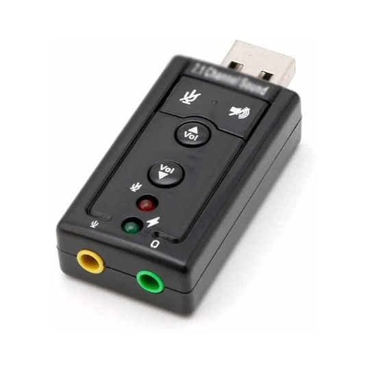 Best Price On External 7.1 Channel USB 2.0 3D Virtual Audio Sound Card Adapter In Pakistan - mbatraders (1)