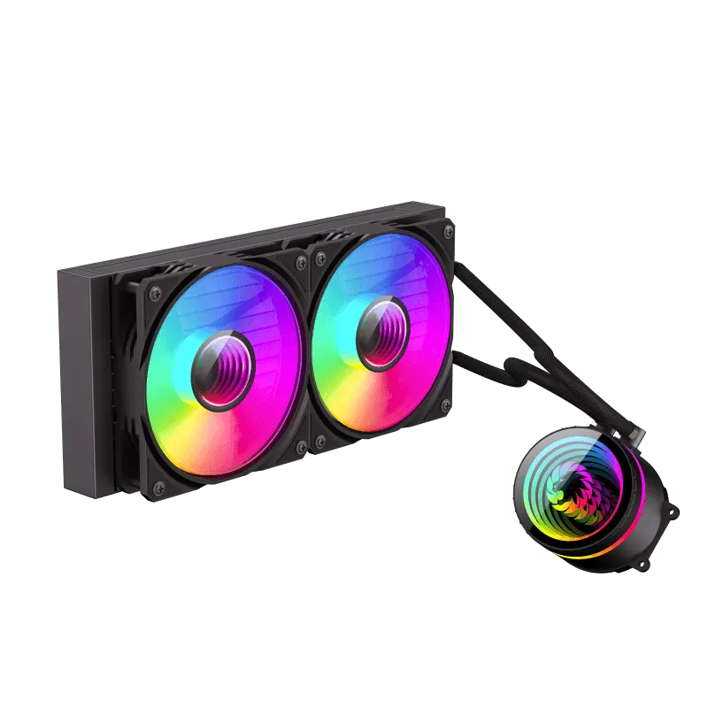 Best Price On GameMax IceBurg 240 Infinity ARGB 240mm Gaming PC Liquid CPU Cooler In Pakistan - mbatraders (1)
